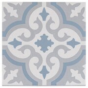 Andova Tiles ANDOVA TILES Bliss 8" x 8" Porcelain Spanish / Moroccan Wall & Floor Tile,  ANDBLI288